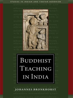 cover image of Buddhist Teaching in India